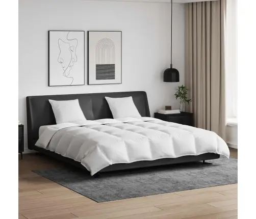 Sega Ar Spilvenu 3 Pcs Balta 240 X 200 Cm Dūnas Vidaxl