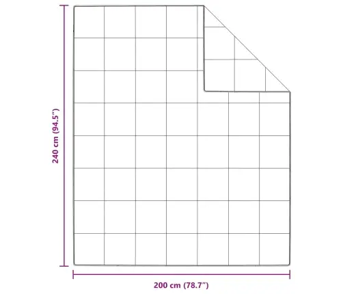 Sega Ar Spilvenu 3 Pcs Balta 240 X 200 Cm Dūnas Vidaxl