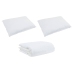 Teki Komplekt Padjaga 3 Pcs Valge Puuvill