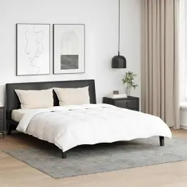 Segas Komplekts Ar Spilvenu 3 Pcs Balts Dūnu Spalva Vidaxl