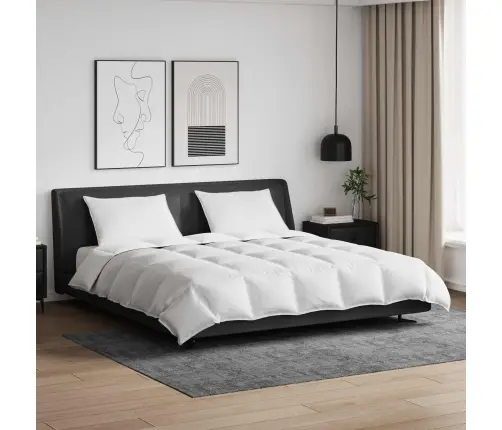 Sega Ar Spilvenu 3 Pcs Balta 240 X 220 Cm Dūnas Vidaxl