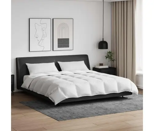 Sega Ar Spilvenu 3 Pcs Balta 260 X 220 Cm Dūnas Vidaxl