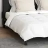 Antklodžių Rinkinys Su Pagalve 3 Pcs Balta Medvilnė