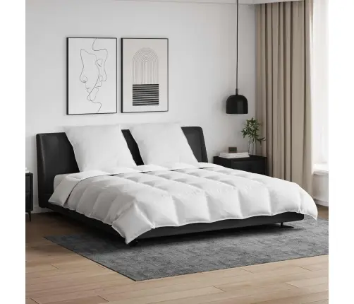 Sega Ar Spilvenu 3 Pcs Balta 240 X 260 Cm Dūnas Vidaxl