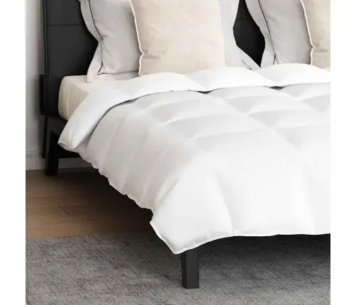 Antklodžių Rinkinys Su Pagalve 3 Pcs Balta Plunksna