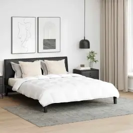 Segas Komplekts Ar Spilvenu 3 Pcs Balts Dūnu Spalva Vidaxl