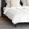 Antklodžių Rinkinys Su Pagalve 3 Pcs Balta Medvilnė