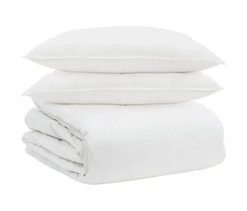 Sega Cits Ar Spilvenu 3 Pcs Balta 260 X 220 Cm Dūnas Vidaxl