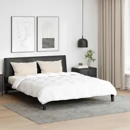 Segas Komplekts Ar Spilvenu 3 Pcs Balts Dūnu Spalva Vidaxl