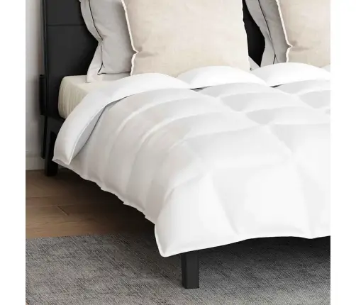 Antklodžių Rinkinys Su Pagalve 3 Pcs Balta Plunksna