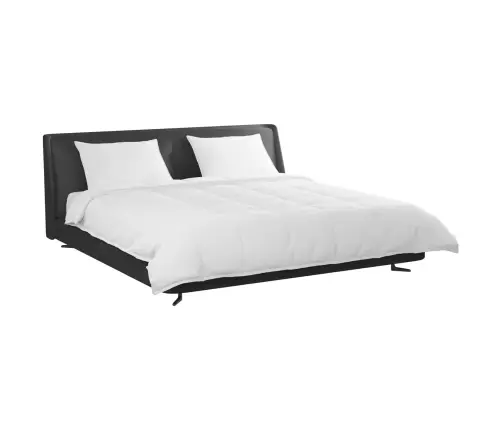 Ziemas Gultas Pārklājs Komplekts Ar Spilvenu 3 Pcs Balts 200 X 200 Cm