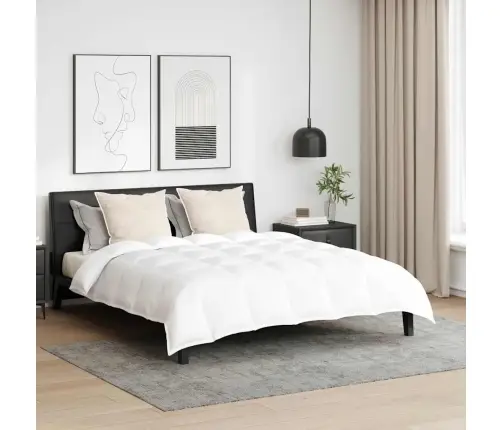 Ziemas Gultas Pārklājs Komplekts Ar Spilvenu 3 Pcs Balts 240 X 200 Cm