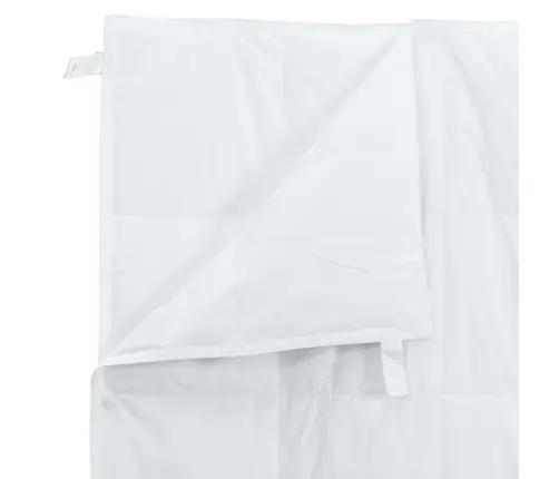 Ziemas Gultas Pārklājs Komplekts Ar Spilvenu 3 Pcs Balts 240 X 200 Cm