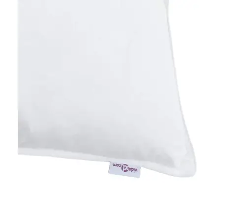 Ziemas Gultas Pārklājs Komplekts Ar Spilvenu 3 Pcs Balts 240 X 200 Cm