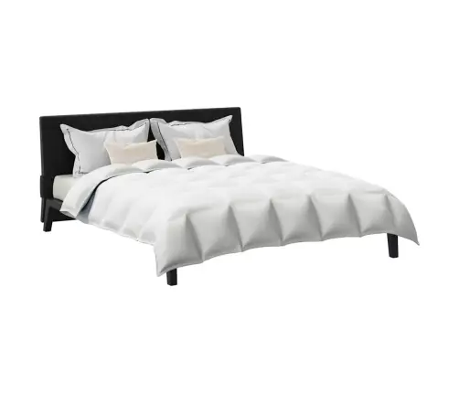 Ziemas Gultas Pārklājs Komplekts Ar Spilvenu 3 Pcs Balts 200 X 220 Cm