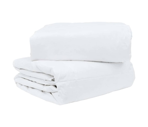 Ziemas Gultas Pārklājs Komplekts Ar Spilvenu 3 Pcs Balts 200 X 220 Cm
