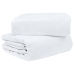Ziemas Gultas Pārklājs Komplekts Ar Spilvenu 3 Pcs Balts 200 X 220 Cm