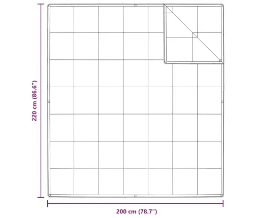 Ziemas Gultas Pārklājs Komplekts Ar Spilvenu 3 Pcs Balts 200 X 220 Cm