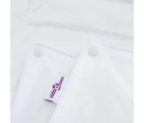 Antklodžių Rinkinys Su Pagalve 3 Pcs Balta Plunksna