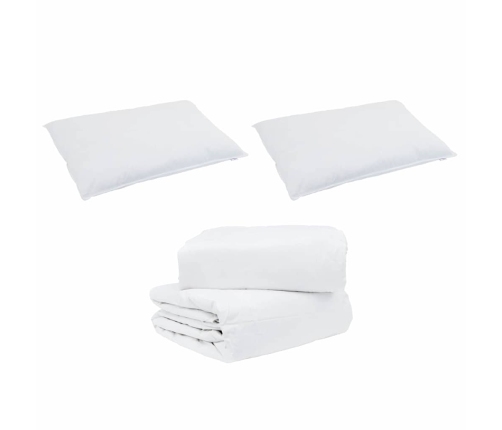 Teki Komplekt Padjaga 3 Pcs Valge Down Feather