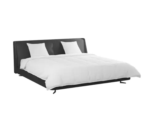 Ziemas Gultas Pārklājs Komplekts Ar Spilvenu 3 Pcs Balts 240 X 220 Cm