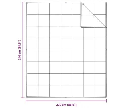 Ziemas Gultas Pārklājs Komplekts Ar Spilvenu 3 Pcs Balts 240 X 220 Cm