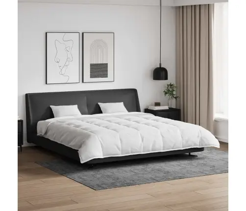 Ziemas Gultas Pārklājs Komplekts Ar Spilvenu 3 Pcs Balts 260 X 220 Cm