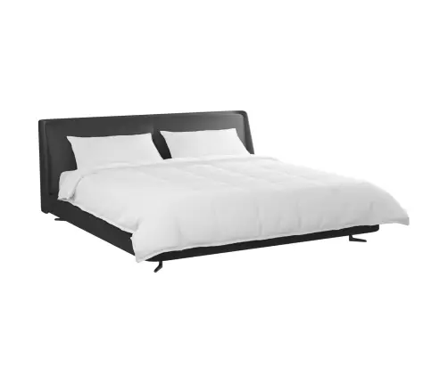 Ziemas Gultas Pārklājs Komplekts Ar Spilvenu 3 Pcs Balts 260 X 220 Cm