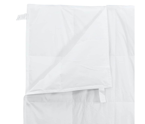 Ziemas Gultas Pārklājs Komplekts Ar Spilvenu 3 Pcs Balts 260 X 220 Cm