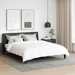 Segas Komplekts Ar Spilvenu 3 Pcs Balts Dūnu Spalva Vidaxl