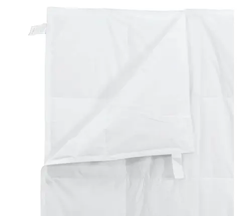 Ziemas Gultas Pārklājs Komplekts Ar Spilvenu 3 Pcs Balts 240 X 260 Cm