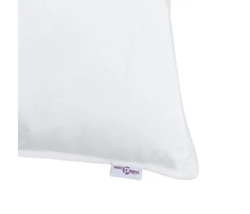 Ziemas Gultas Pārklājs Komplekts Ar Spilvenu 3 Pcs Balts 240 X 260 Cm