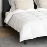 Ziemas Gultas Pārklājs Komplekts Ar Spilvenu 3 Pcs Balts 240 X 260 Cm