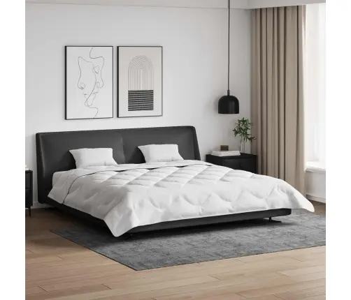 Sega Ar Spilvenu 3 Pcs Balts 240 X 200 Cm Mikrošķiedra Vidaxl