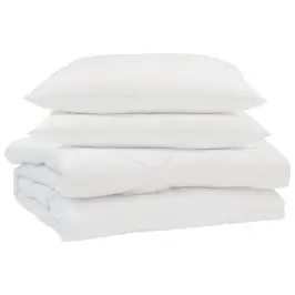 Suvised Teki Padjaga 3 Pcs Valge Mikrofiiber Suvised Teki Padjaga 3 Pcs Valge Mikrofiiber