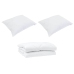 Sega Ar Spilvenu 3 Pcs Balts 240 X 200 Cm Mikrošķiedra Vidaxl