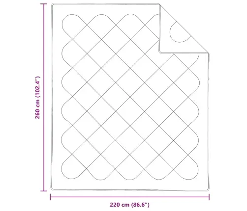 Suvised Teki Padjaga 3 Pcs Valge Mikrofiiber