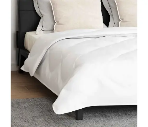 Sega Ar Spilvenu 3 Pcs Balts 240 X 260 Cm Mikrošķiedra Vidaxl