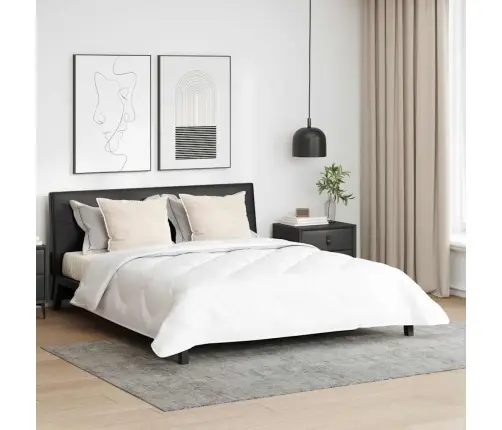 Sega Ar Spilvenu 3 Pcs Balts 240 X 260 Cm Mikrošķiedra Vidaxl