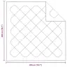 Sega Ar Spilvenu 3 Pcs Balts 200 X 200 Cm Mikrošķiedra Sega Ar Spilvenu 3 Pcs Balts 200 X 200 Cm Mikrošķiedra