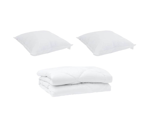 Sega Ar Spilvenu 3 Pcs Balts 240 X 200 Cm Mikrošķiedra