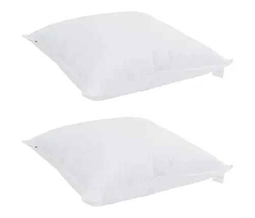 Sega Ar Spilvenu 3 Pcs Balts 240 X 220 Cm Mikrošķiedra