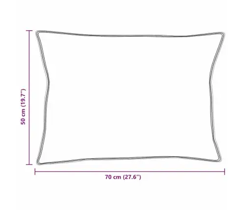 Sega Ar Spilvenu 3 Pcs Balts 260 X 220 Cm Mikrošķiedra