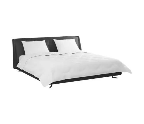 Sega Ar Spilvenu 3 Pcs Balts 240 X 260 Cm Mikrošķiedra