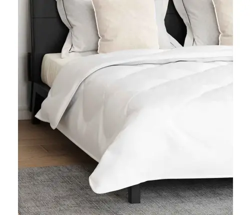 Sega Ar Spilveniem Rombu Raksts 3 Pcs Balts 240 X 200 Cm Mikrošķiedra