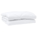 Sega Ar Spilveniem Rombu Raksts 3 Pcs Balts 200 X 220 Cm Mikrošķiedra