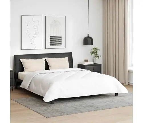 Sega Ar Spilveniem Rombu Raksts 3 Pcs Balts 240 X 220 Cm Mikrošķiedra