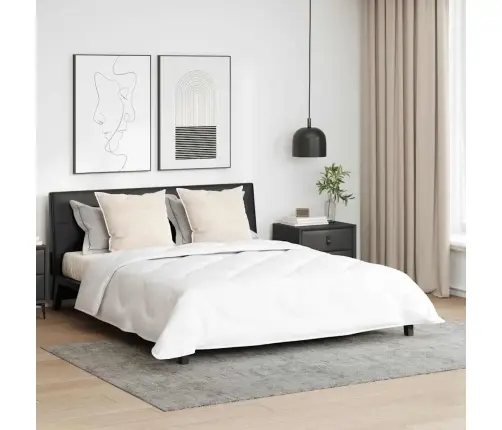 Sega Ar Spilveniem Argyle 3 Pcs Balts 200 X 220 Cm Mikrošķiedra Sega Ar Spilveniem Argyle 3 Pcs Balts 200 X 220 Cm Mikrošķiedra