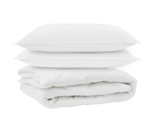 Visų Sezonų Šiltas Vizitinės 3 Pcs Balta Mikropluoštas