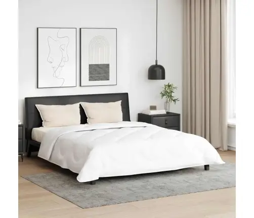 Visu Sezonu Segas 3 Pcs Balta 260 X 220 Cm Mikrošķiedra Vidaxl
